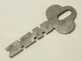 【バーゲン】アメリカ アンティーク南京錠に使われていた フラット（平板）キー　56mm