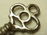 アンティークキー,antique key, 三つ葉クローバー,Trefoil clover 74mm【バーゲン】
