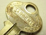 【1872年設立】Sargent & Co. antique key: サージェント・アンド・カンパニー アンティーク キー【参考画像有り】