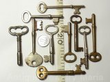 アンティークキー・ヴィンテージキー,antique key, vintage key《10本セット》【バーゲン】