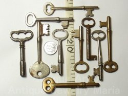 画像1: アンティークキー・ヴィンテージキー,antique key, vintage key《10本セット》【バーゲン】
