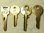 画像4: ヴィンテージキー"Vintage key" ４本セット【★金ピカ！★金運UPのお守り！・真鍮製】≪Made in USA≫レトロなグリップデザイン “洒落たデザイン” 【バーゲン】