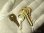 画像10:  ヴィンテージキー"Vintage key" ４本セット【★金ピカ！★金運UPのお守り！・真鍮製】≪Made in USA≫レトロなグリップデザイン “洒落たデザイン”【バーゲン】