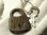 画像9: アメリカ アンティーク 南京錠(キー３本付き)42×56mmブルドックに見える仔犬のイラストが魅力です。【１９３０年代】《PUP：仔犬》