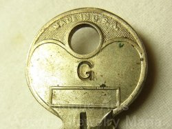 画像2: ヴィンテージ キー, vintage key アメリカ 【G】“ILCO INDEPENDENT LOCK CO.”インディペンデントロック《参考画像有り》