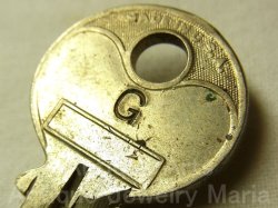 画像1: ヴィンテージ キー, vintage key アメリカ 【G】“ILCO INDEPENDENT LOCK CO.”インディペンデントロック《参考画像有り》