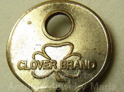 画像2: ヴィンテージ キー, vintage key アメリカ “クローバーマーク”
