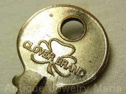 画像1: ヴィンテージ キー, vintage key アメリカ “クローバーマーク”