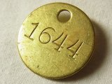 ヴィンテージ ナンバータグ,vintage number tag (29mm)