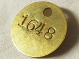 ヴィンテージ ナンバータグ,vintage number tag【32mm】