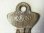 画像2:  early1940's Elgin padlock  VINTAGE KEY made in U.S.A.：1940年代初 のエルジン ヴィンテージ キーアメリカ合衆国製造 (2)