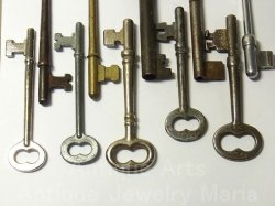 画像4: アンティークキー・ヴィンテージキー,antique key, vintage key《10本セット》【60mm以上】【バーゲン】