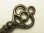 画像3: アンティークキー,antique key, 三つ葉クローバー,Trefoil clover 66mm【バーゲン】 