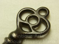 アンティークキー,antique key, 三つ葉クローバー,Trefoil clover 66mm【バーゲン】 