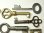 画像4: アンティークキー・ヴィンテージキー,antique key, vintage key《10本セット》【60mm以下】【バーゲン】