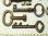 画像6: アンティークキー・ヴィンテージキー,antique key, vintage key《10本セット》【60mm以下】【バーゲン】