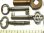 画像4: アンティークキー・ヴィンテージキー,antique key, vintage key《10本セット》【60mm以下】【バーゲン】