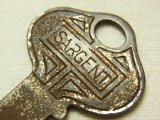 画像: 【1872年設立】Sargent & Co. antique key: サージェント・アンド・カンパニー アンティーク キー【参考画像有り】