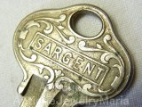 画像: 【1872年設立】Sargent & Co. antique key: サージェント・アンド・カンパニー アンティーク キー アメリカ合衆国製造【参考画像有り】