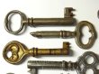 画像3: アンティークキー・ヴィンテージキー,antique key, vintage key《10本セット》【60mm以下】【バーゲン】