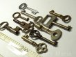 画像6: アンティークキー・ヴィンテージキー,antique key, vintage key《10本セット》【60mm以下】【バーゲン】