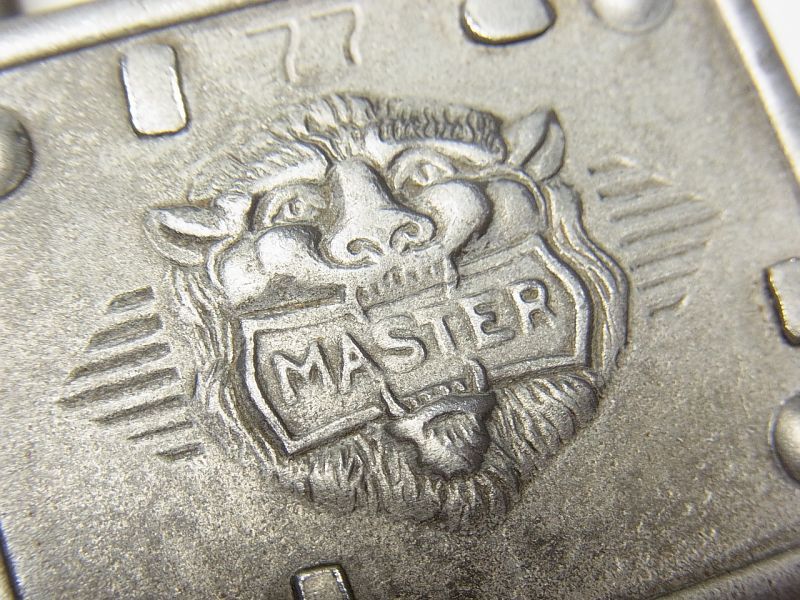 画像: 【バーゲン】“ライオンの顔”ヴィンテージ アメリカ MASTER社 南京錠 