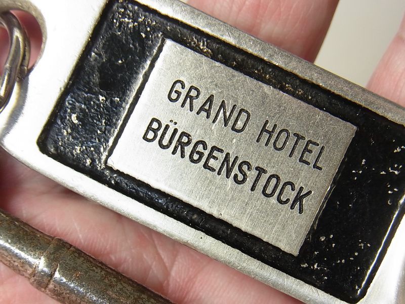 画像: 【バーゲン】【参考画像有り】アンティーク スイス グランド ホテル ビューゲンストック（Grand Hotel Bürgenstock） ホテルキー