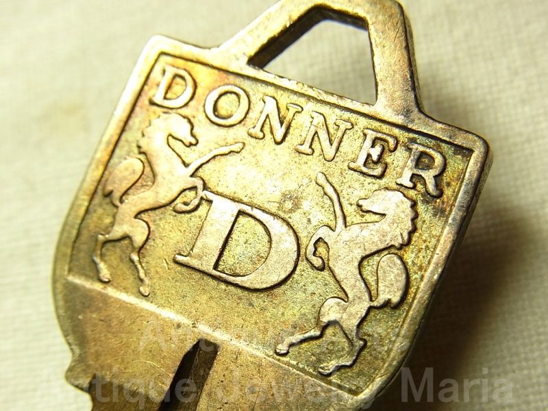画像1: ヴィンテージ キー, vintage key アメリカ“ハネ馬とDが魅力” 【DONNER.:ドナー】U.S.A.