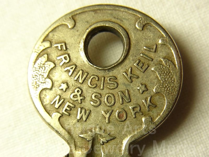 画像2: ヴィンテージ キー, vintage key アメリカ ニューヨーク FRANCIS KEIL & SON NEW YORK《参考画像有り》