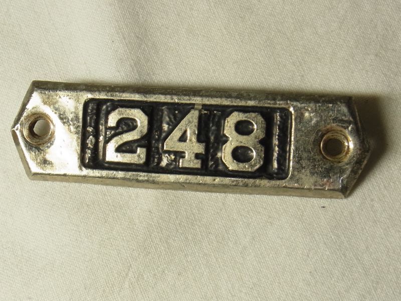 画像: ヴィンテージナンバープレート,vintage number plate【78mm】