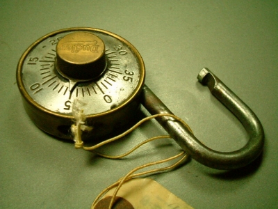 画像: アメリカ ヴィンテージ ダイヤル式 Dudley社南京錠 １９５０－１９６０年代製