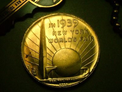 画像: アメリカ サンフランシスコ ワールドフェアー1939年記念キー＆ニューヨークワールドフェアー1939年記念コイン