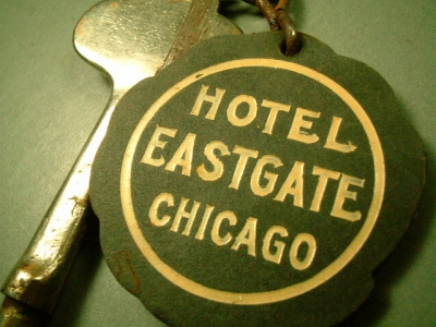 画像: 【バーゲン】アメリカ ヴィンテージ　ホテルキー＆タグ HOTEL EASTGATE CHICAGO