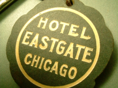 画像: 【バーゲン】アメリカ ヴィンテージ　ホテルキー＆タグ HOTEL EASTGATE CHICAGO