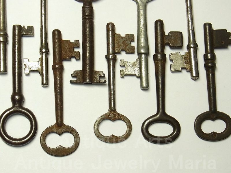 画像5: アンティークキー・ヴィンテージキー,antique key, vintage key《10本セット》【60mm以上】【バーゲン】