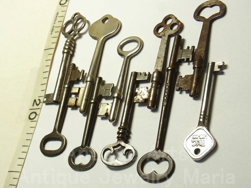 画像: アンティークキー・ヴィンテージキー,antique key, vintage key《10本セット》【60mm以上】【バーゲン】